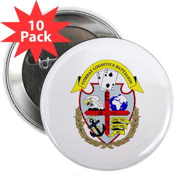 22CLB - M01 - 01 - 22nd Combat Logistics Battalion with Text - 2.25" Button (10 pack) - Click Image to Close